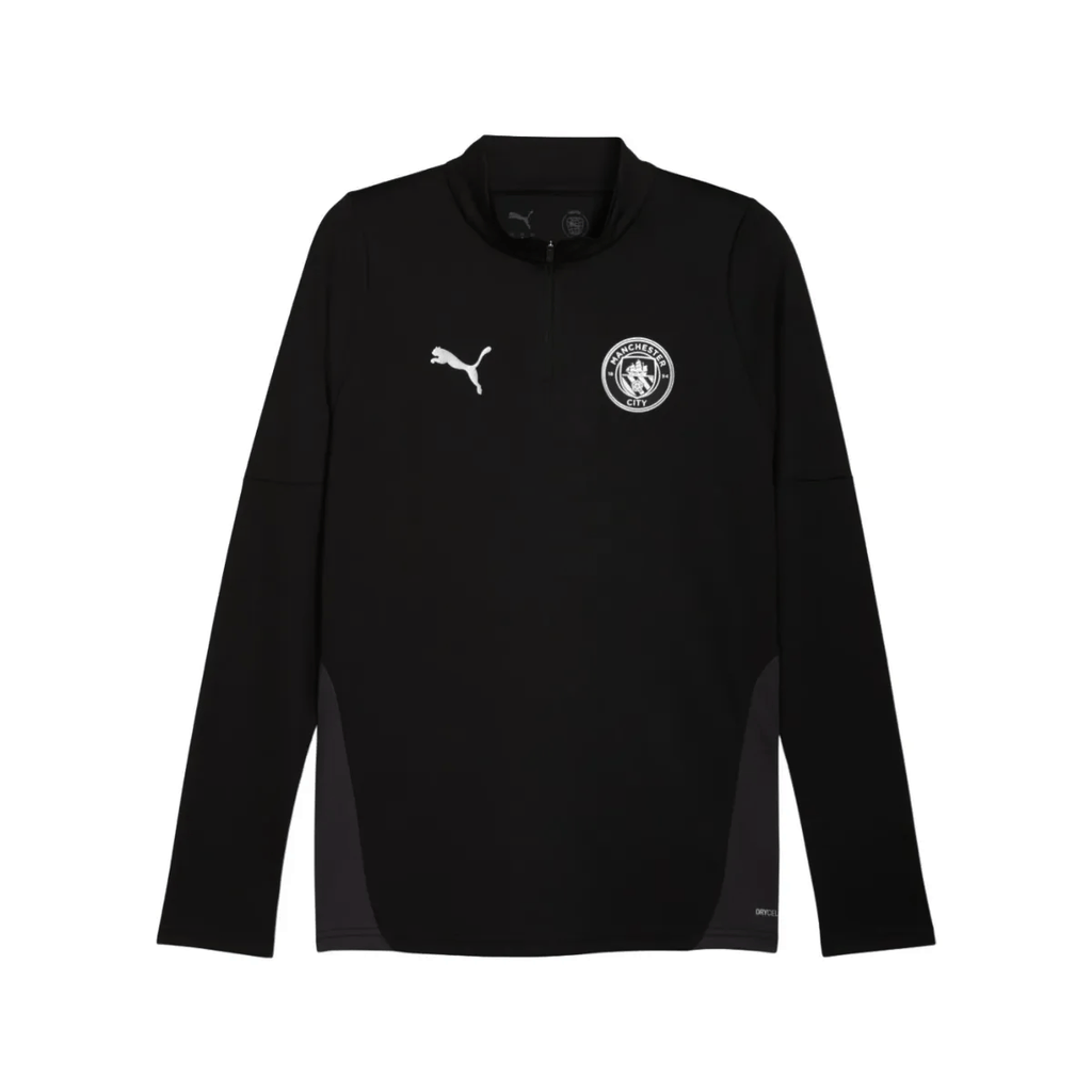 Manchester City black training technical sweat top 2025/26 - Puma-4