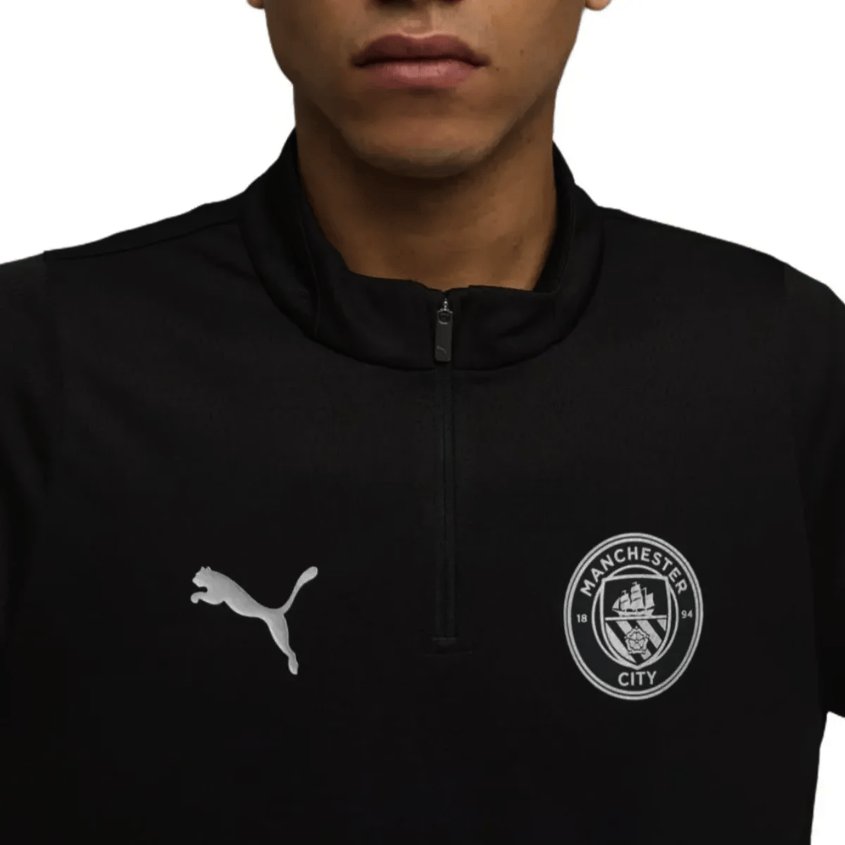 Manchester City black training technical sweat top 2025/26 - Puma-2