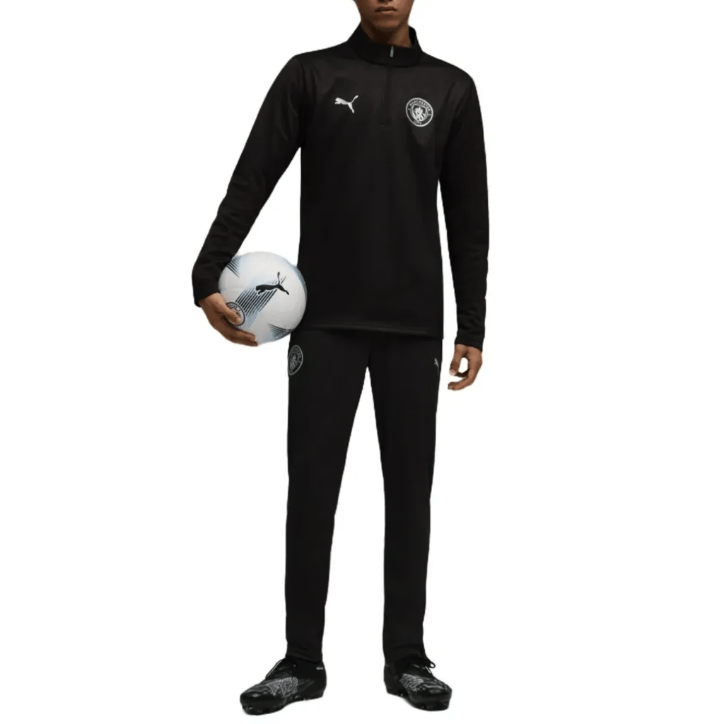 Manchester City black training technical tracksuit 2025/26 - Puma-1