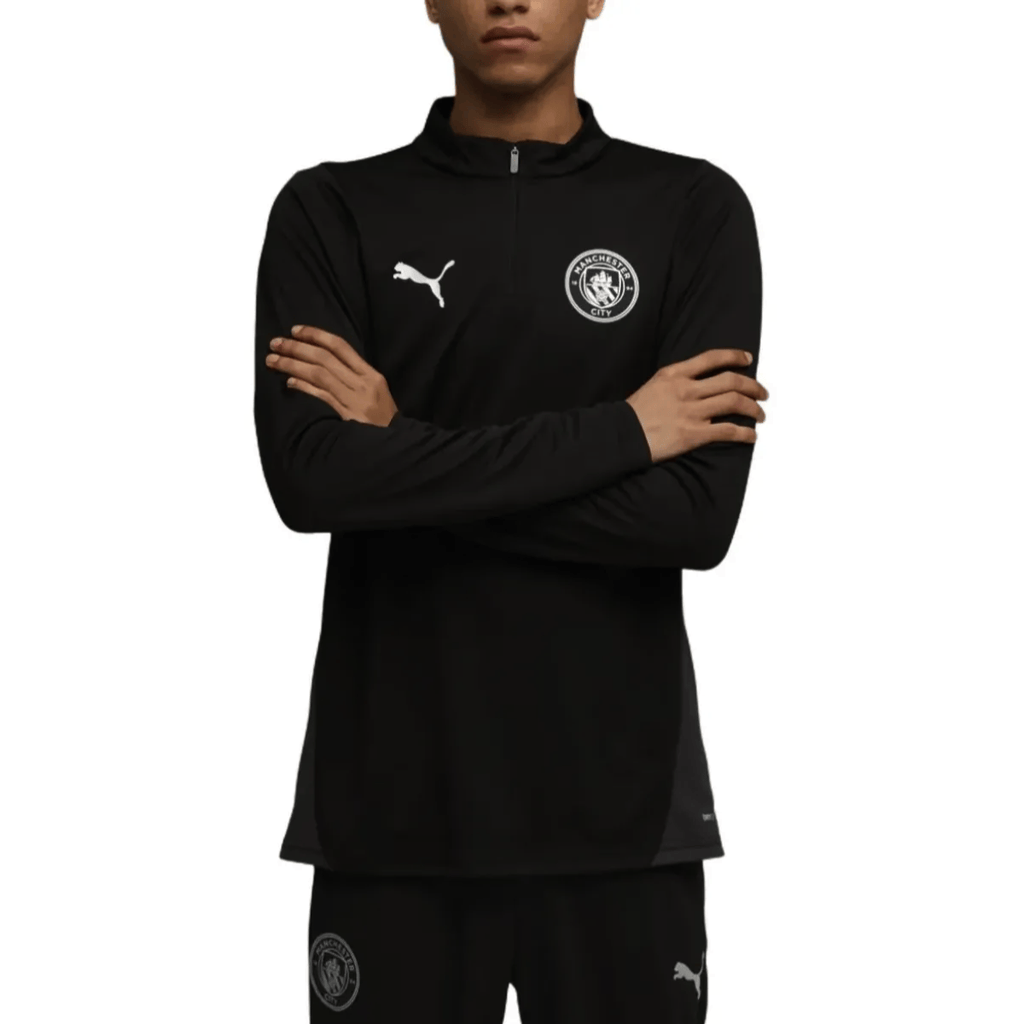Manchester City black training technical tracksuit 2025/26 - Puma-0
