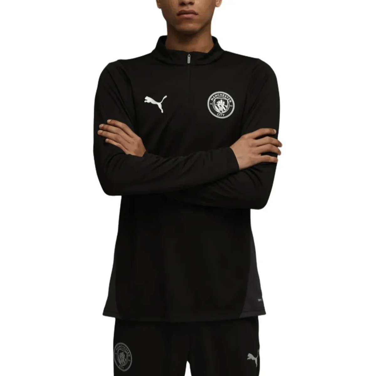 Manchester City black training technical tracksuit 2025/26 - Puma-0