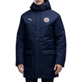 Manchester City soccer bench padded jacket 2025/26 navy - Puma-0