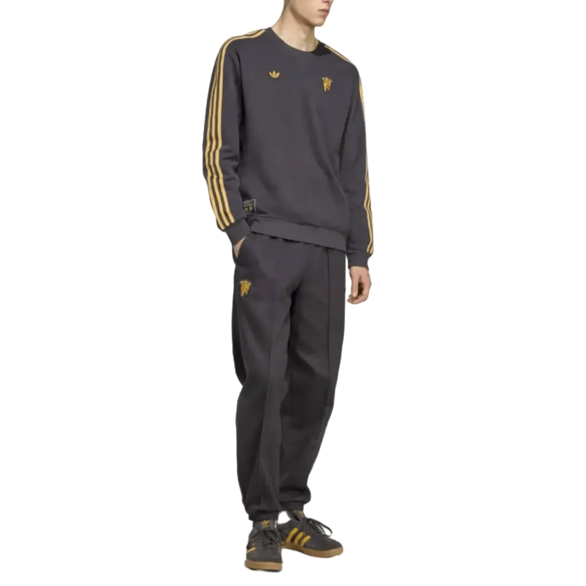 Manchester United Originals casual presentation sweat tracksuit 2025/26 - Adidas-3
