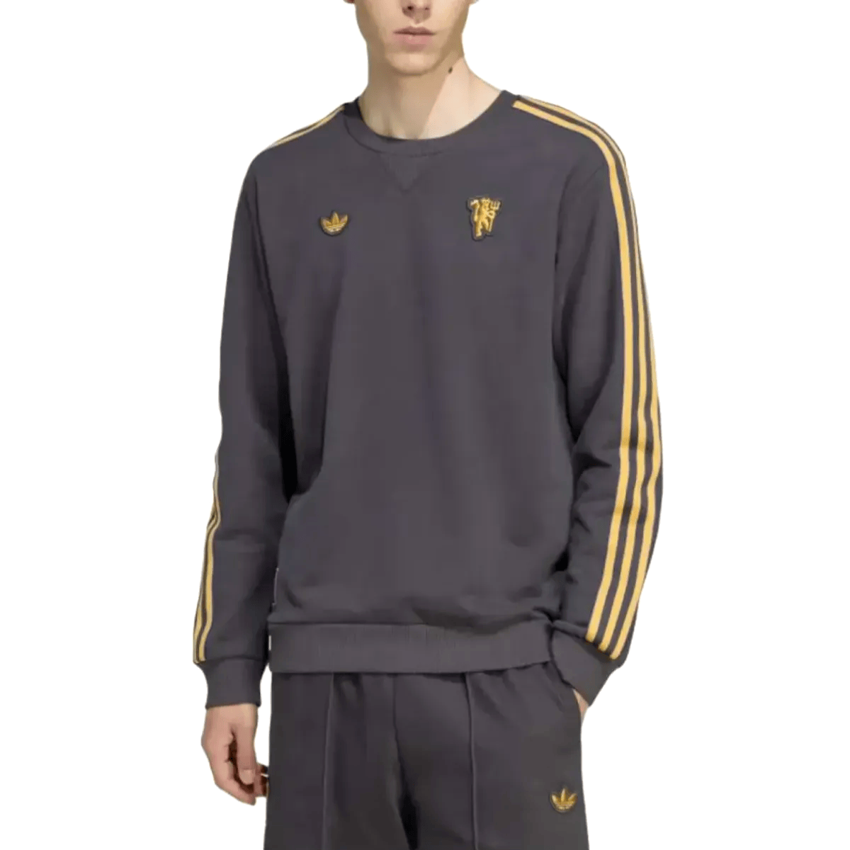 Manchester United Originals casual presentation sweat tracksuit 2025/26 - Adidas-0