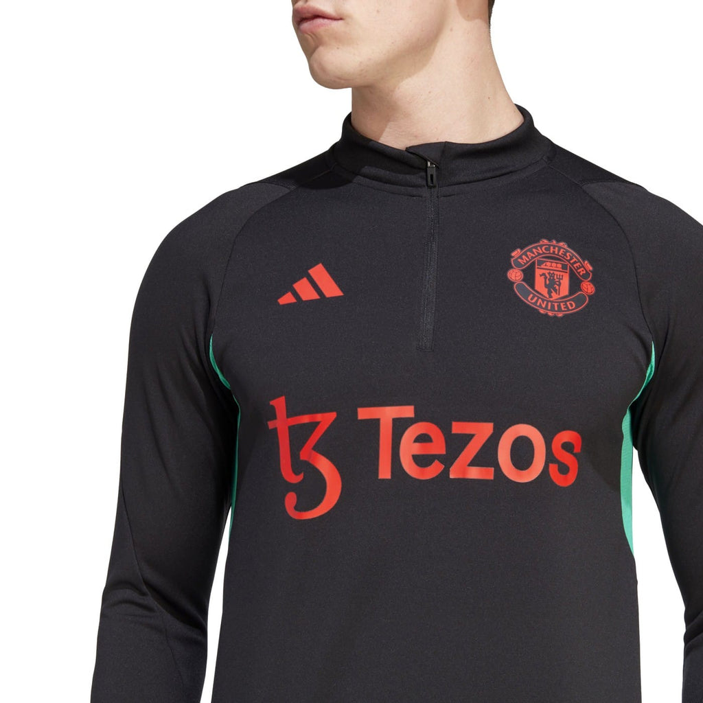 Manchester United black training technical tracksuit 2023/24 - Adidas-4