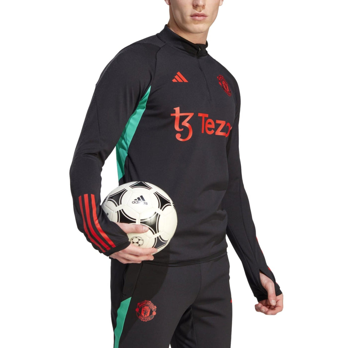 Manchester United black training technical tracksuit 2023/24 - Adidas-1