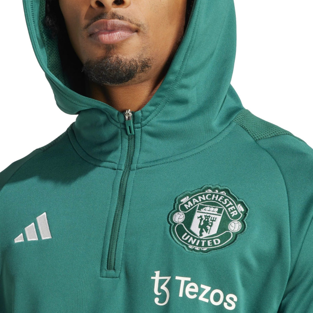 Manchester United hooded training technical Soccer tracksuit 2024 - Adidas-3