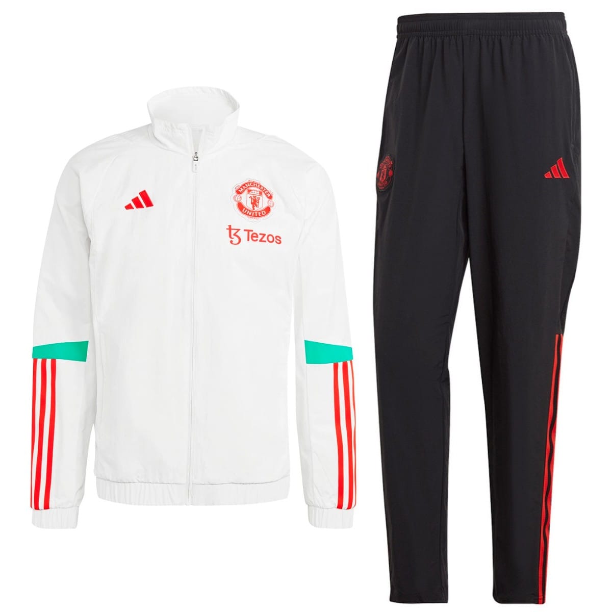 Manchester United training presentation Soccer tracksuit 2023/24 - Adidas-0