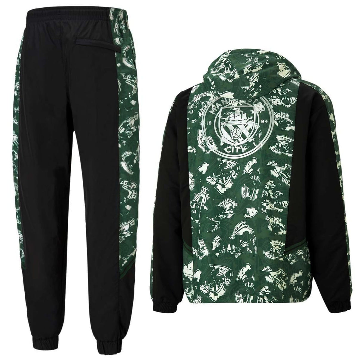 Manchester City streetwear woven presentation tracksuit 2021/22 - Puma-1
