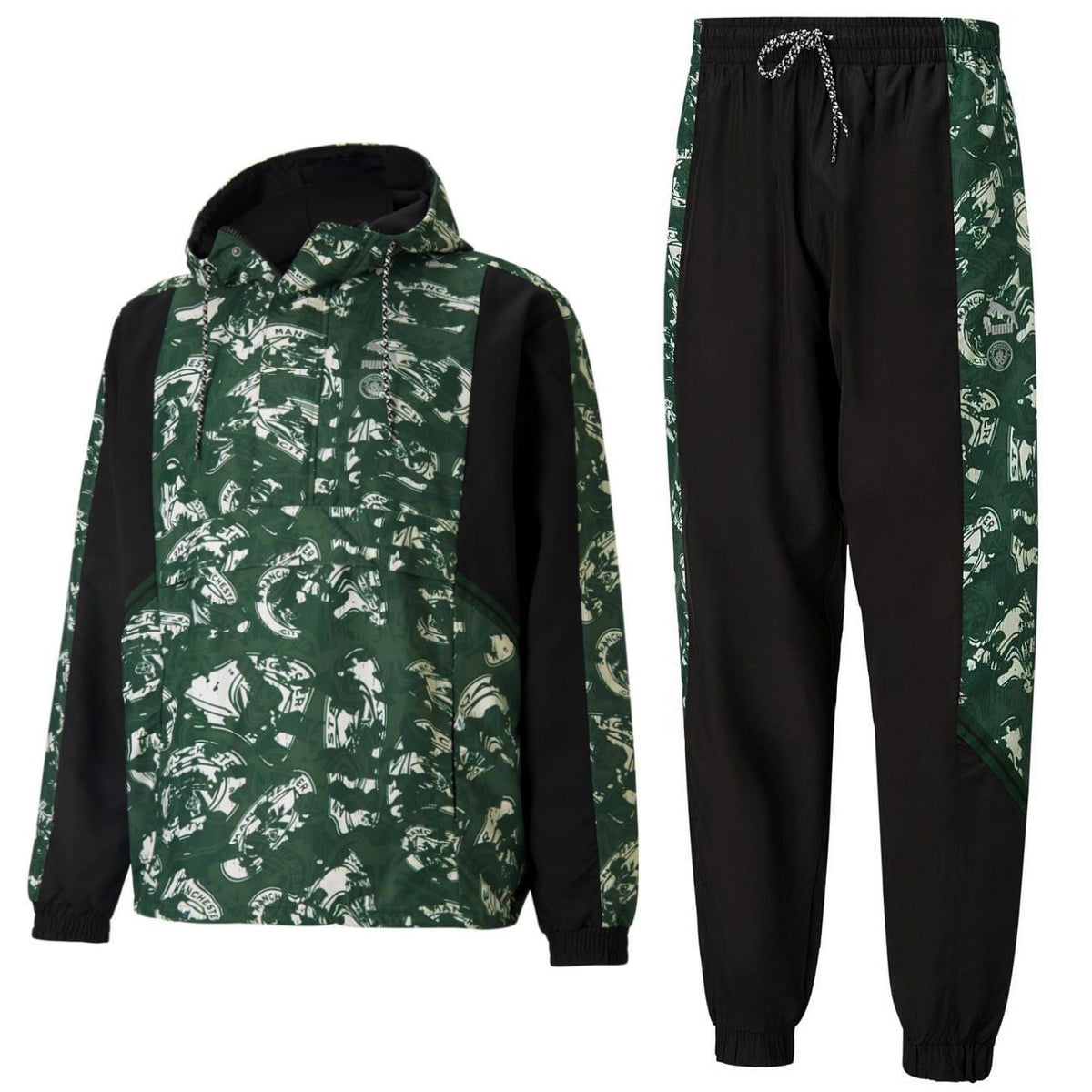 Manchester City streetwear woven presentation tracksuit 2021/22 - Puma-0