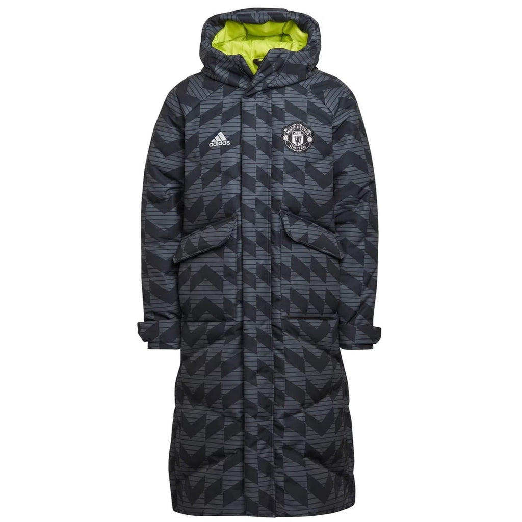 Manchester United padded down long jacket 2023 - Adidas-0