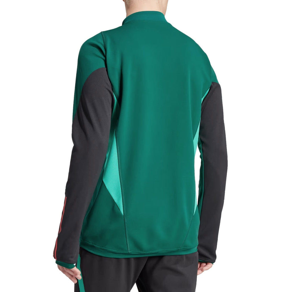 Manchester United green training technical Soccer tracksuit 2024 - Adidas-4