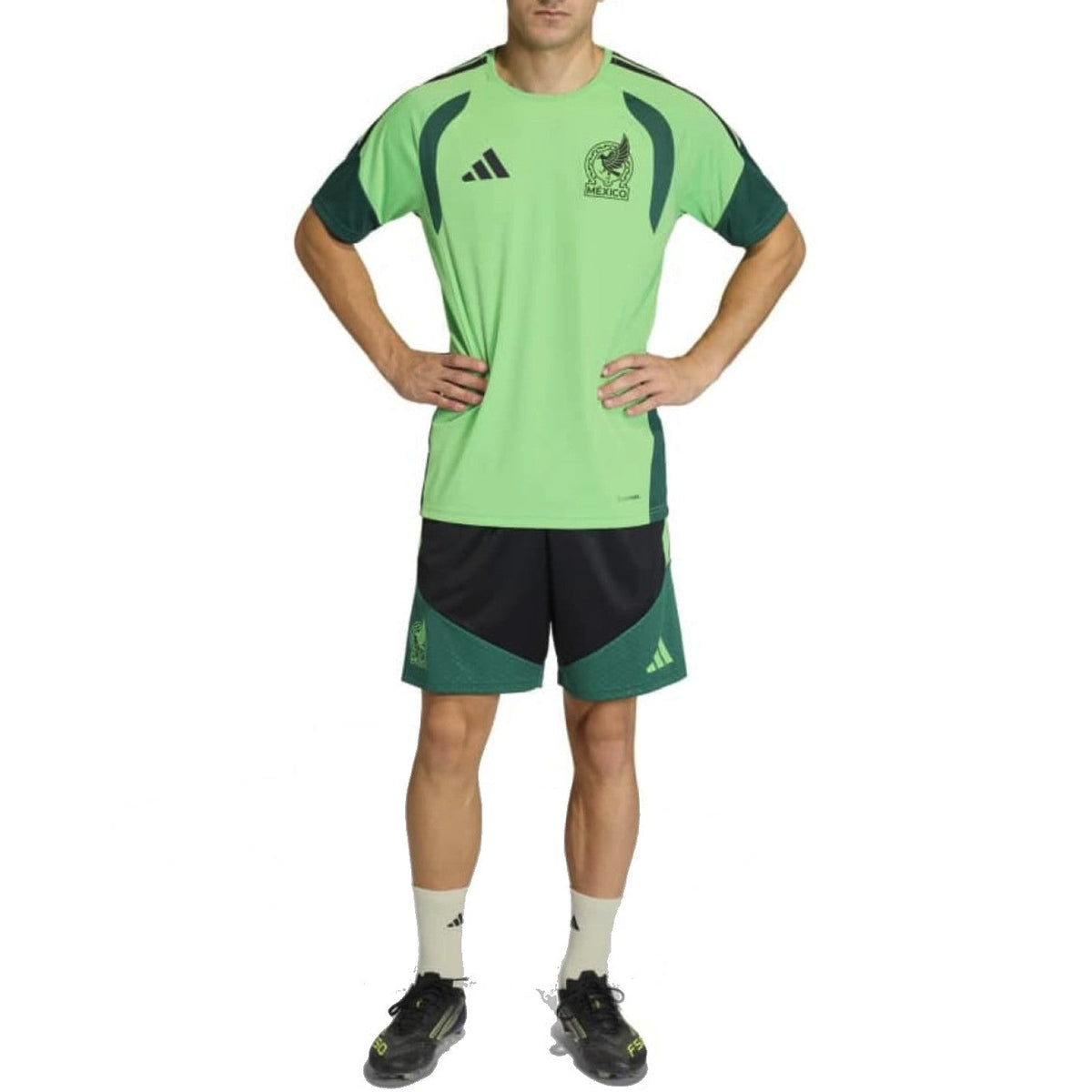 Mexico green s/s players training set 2026/27 - Adidas-2