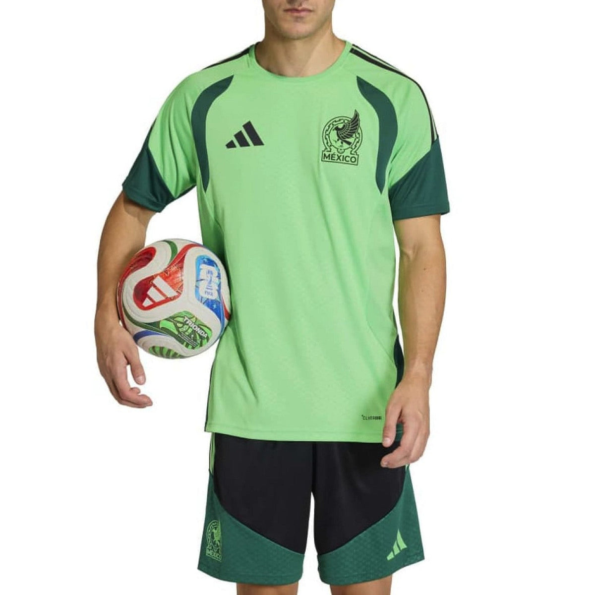 Mexico green s/s players training set 2026/27 - Adidas-0