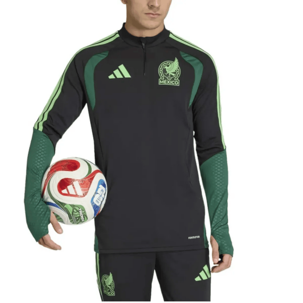 Mexico black training technical Soccer tracksuit 2026/27 - Adidas-1
