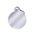 Medaglietta Basic Cerchio Grande in Ottone Cromato