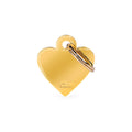 Medaglietta Basic Cuore Piccola in Ottone Dorato