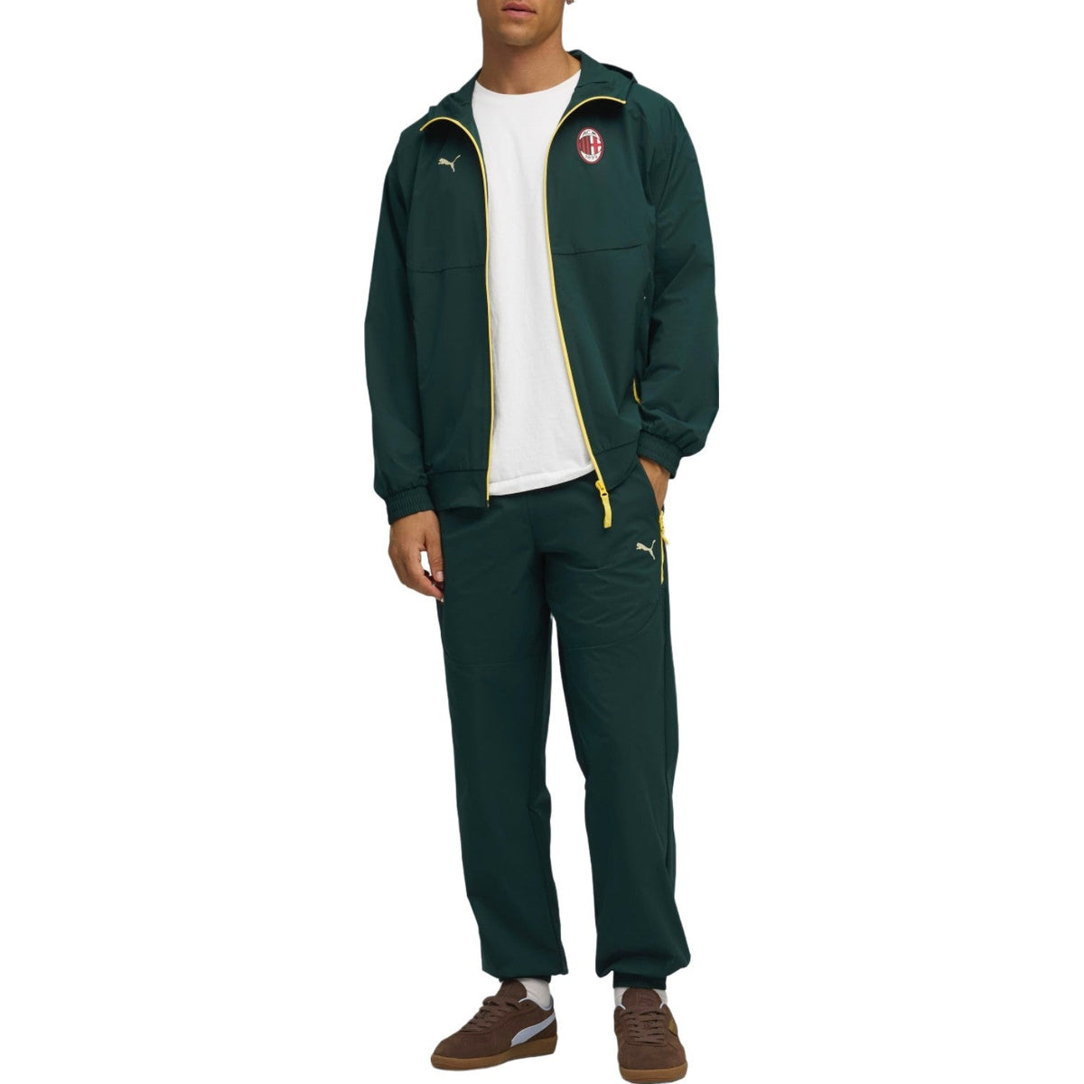 AC Milan green woven presentation tracksuit 2025/26 - Puma-3