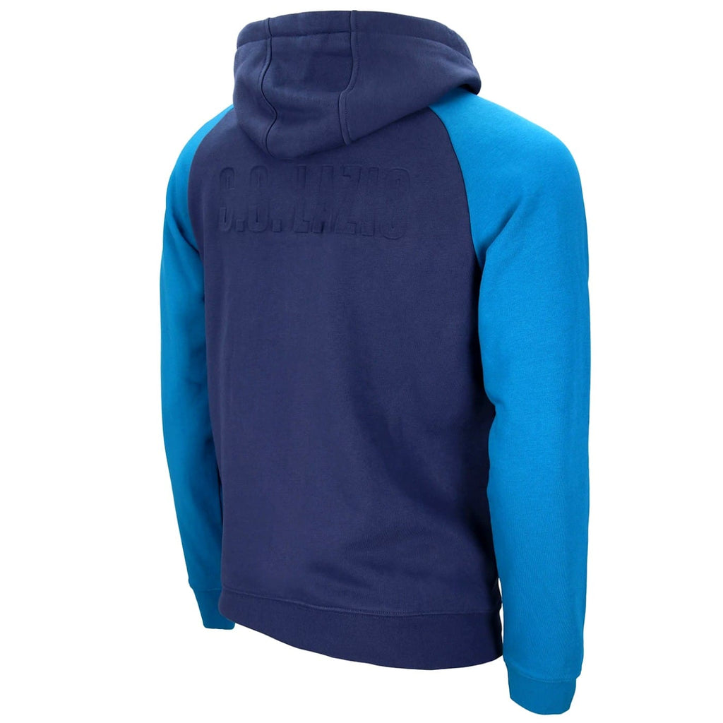 SS Lazio hooded casual presentation tracksuit 2024/25 navy - Mizuno-1