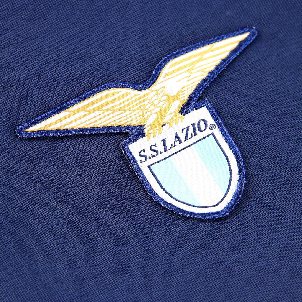 SS Lazio hooded casual presentation tracksuit 2024/25 navy - Mizuno-3