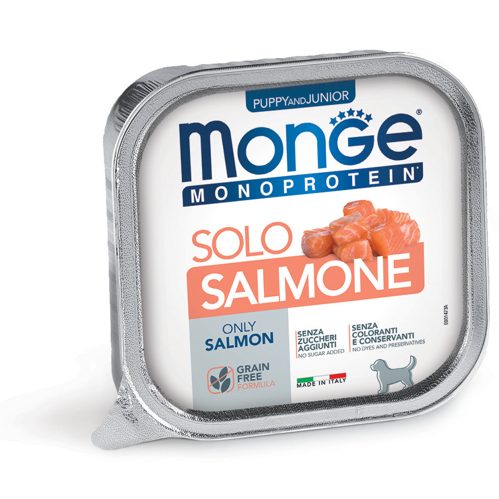 MONGE MONOPROTEICO PUPPY  SOLO SALMONE 150 GR.