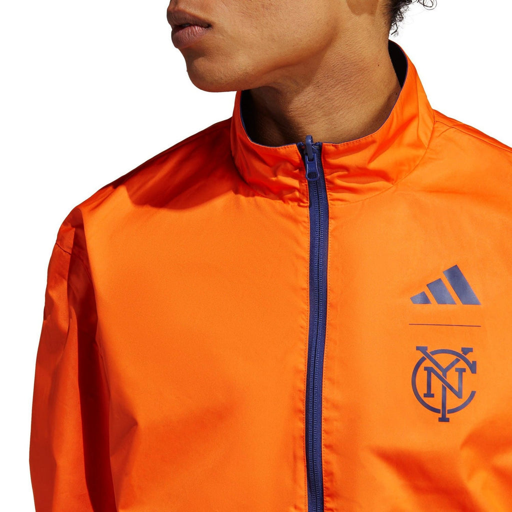 New York City FC pre-match presentation Soccer jacket 2023 - Adidas-2