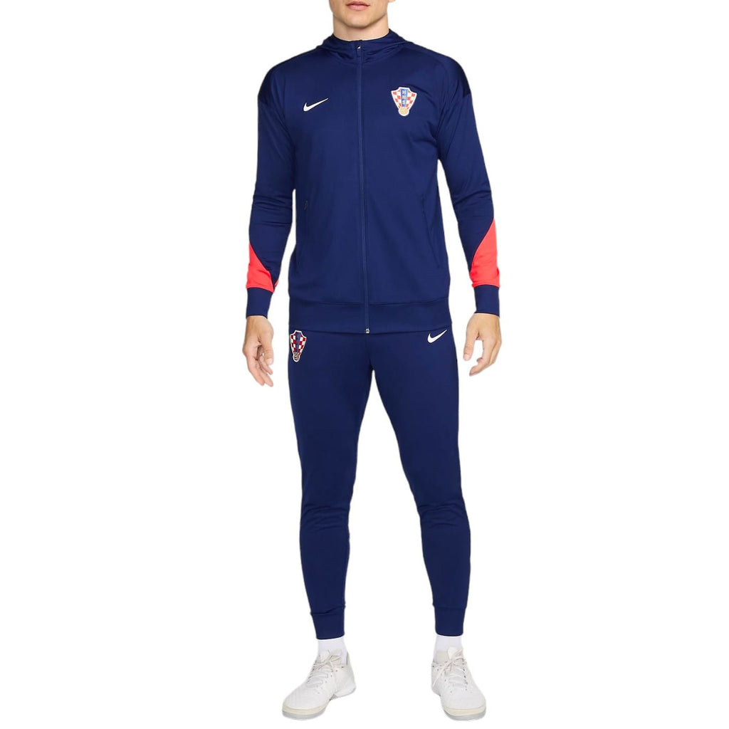 Croatia hooded presentation Soccer tracksuit 2024/25 navy - Nike-2
