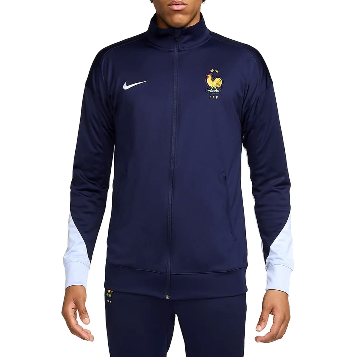 France training presentation Soccer tracksuit 2024/25 navy - Nike-0
