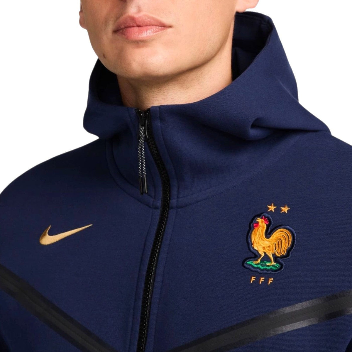 France Tech Fleece presentation soccer jacket 2024 - Nike-2