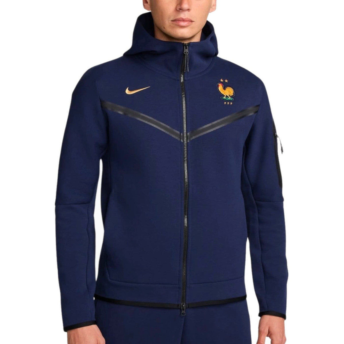 France Tech Fleece presentation soccer jacket 2024 - Nike-0