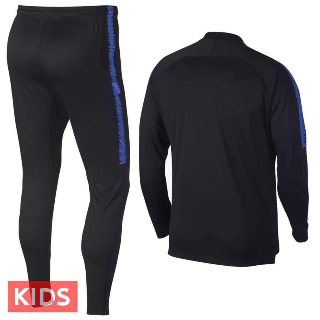 Kids - Inter Milan black training presentation Soccer tracksuit 2018/19 - Nike-1