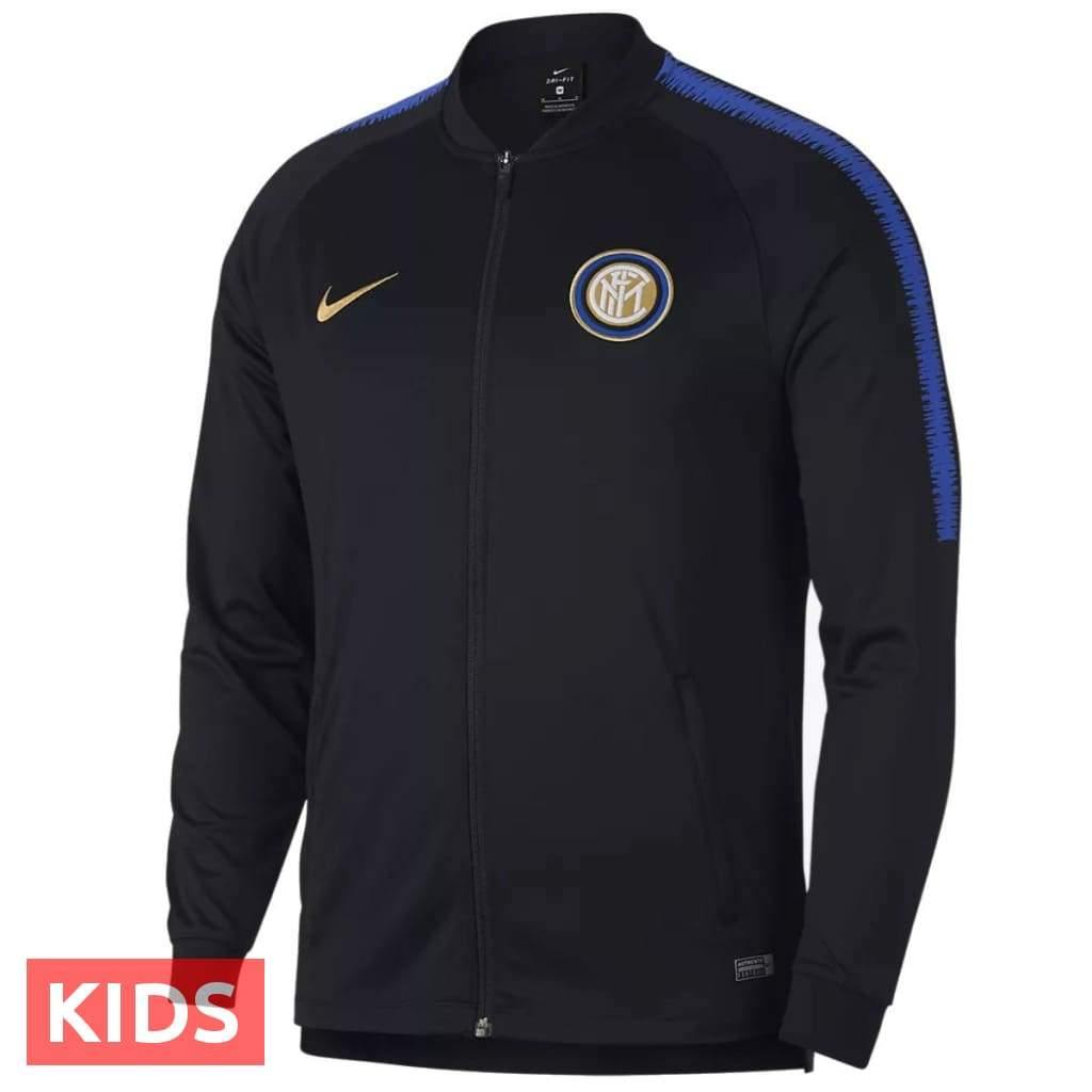 Kids - Inter Milan black training presentation Soccer tracksuit 2018/19 - Nike-2