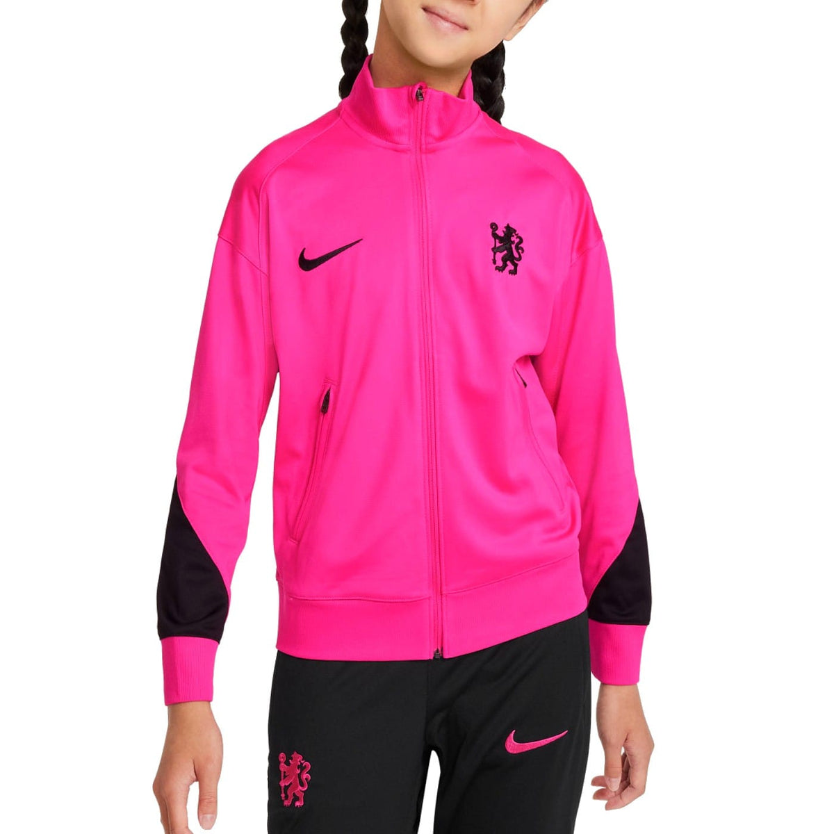 Kids - Chelsea FC EU training presentation Soccer tracksuit 2024/25 - Nike-0