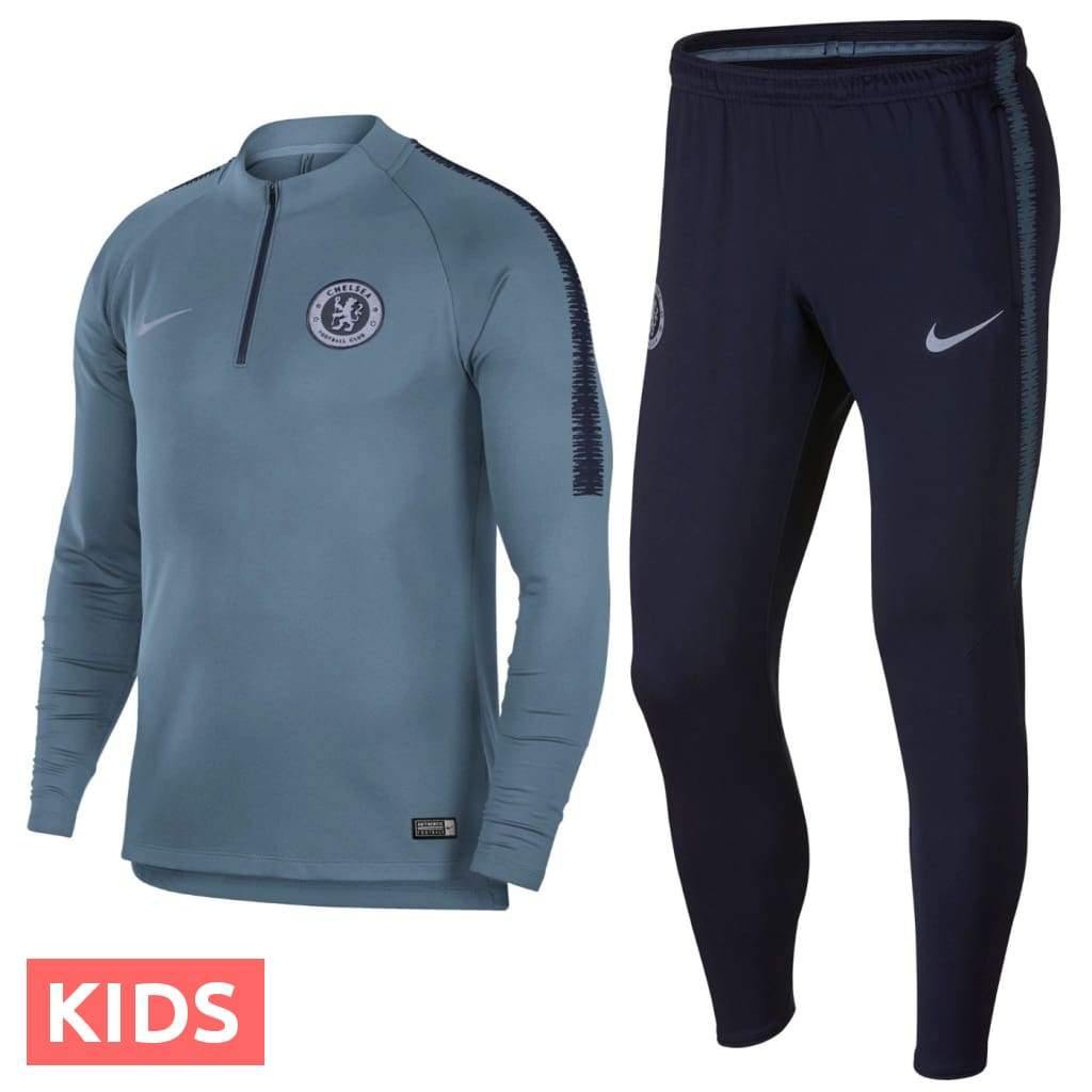 Kids - Chelsea UCL training technical soccer tracksuit 2018/19 - Nike-0