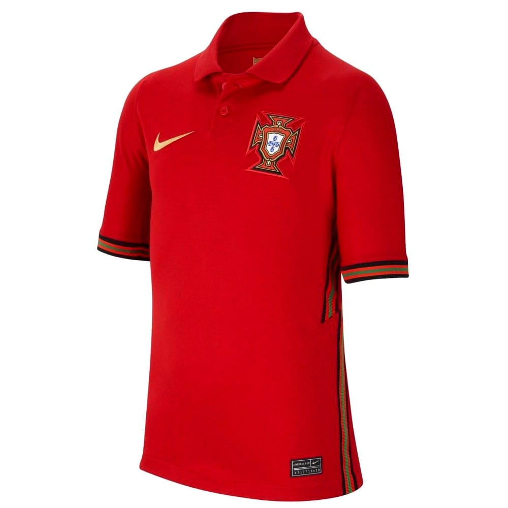 Kids - Portugal national team Home soccer jersey 2021/22 - Nike-0