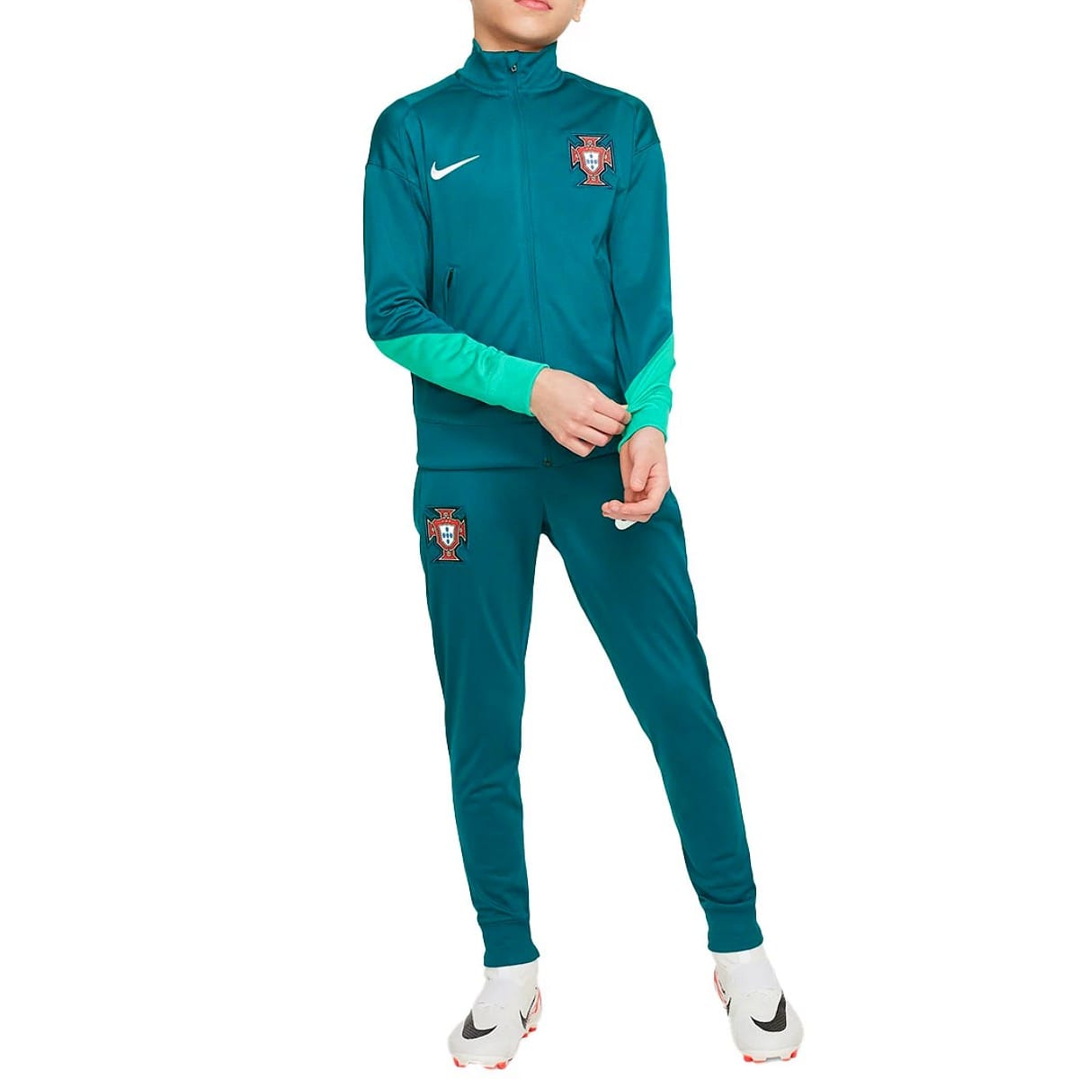 Kids - Portugal training presentation soccer tracksuit 2024/25 - Nike-2