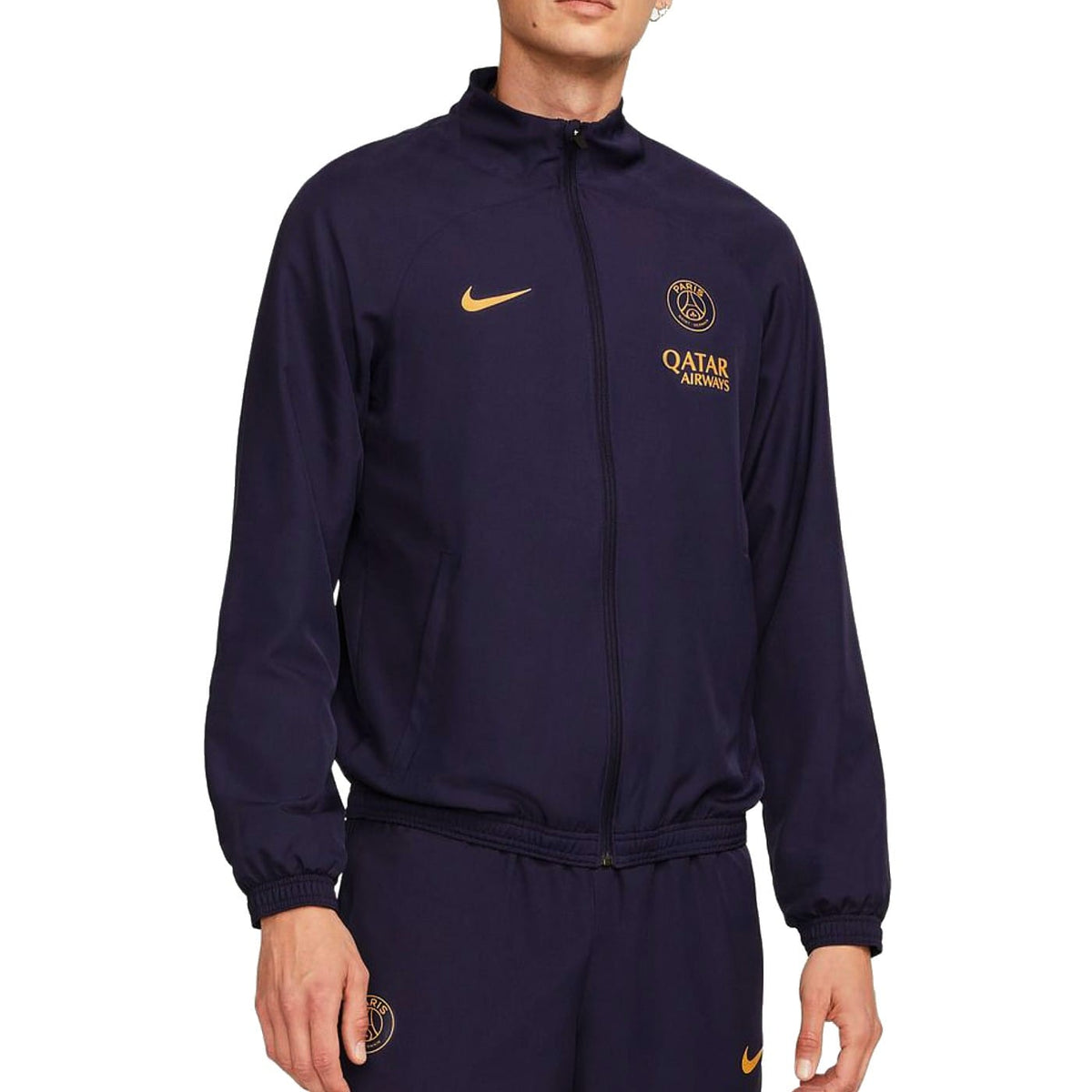 PSG navy training presentation Soccer tracksuit 2023/24 - Nike-0
