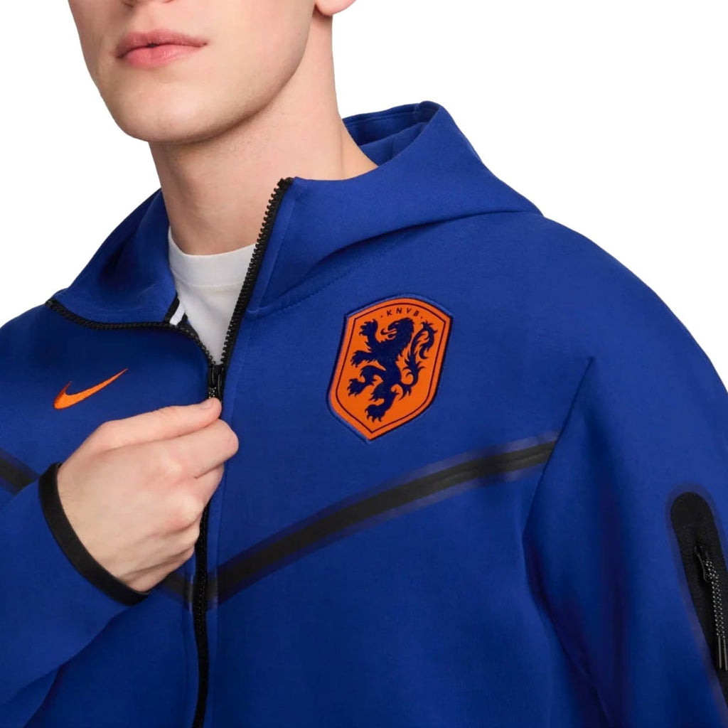 Netherlands Tech fleece presentation soccer tracksuit 2024/25 - Nike-3