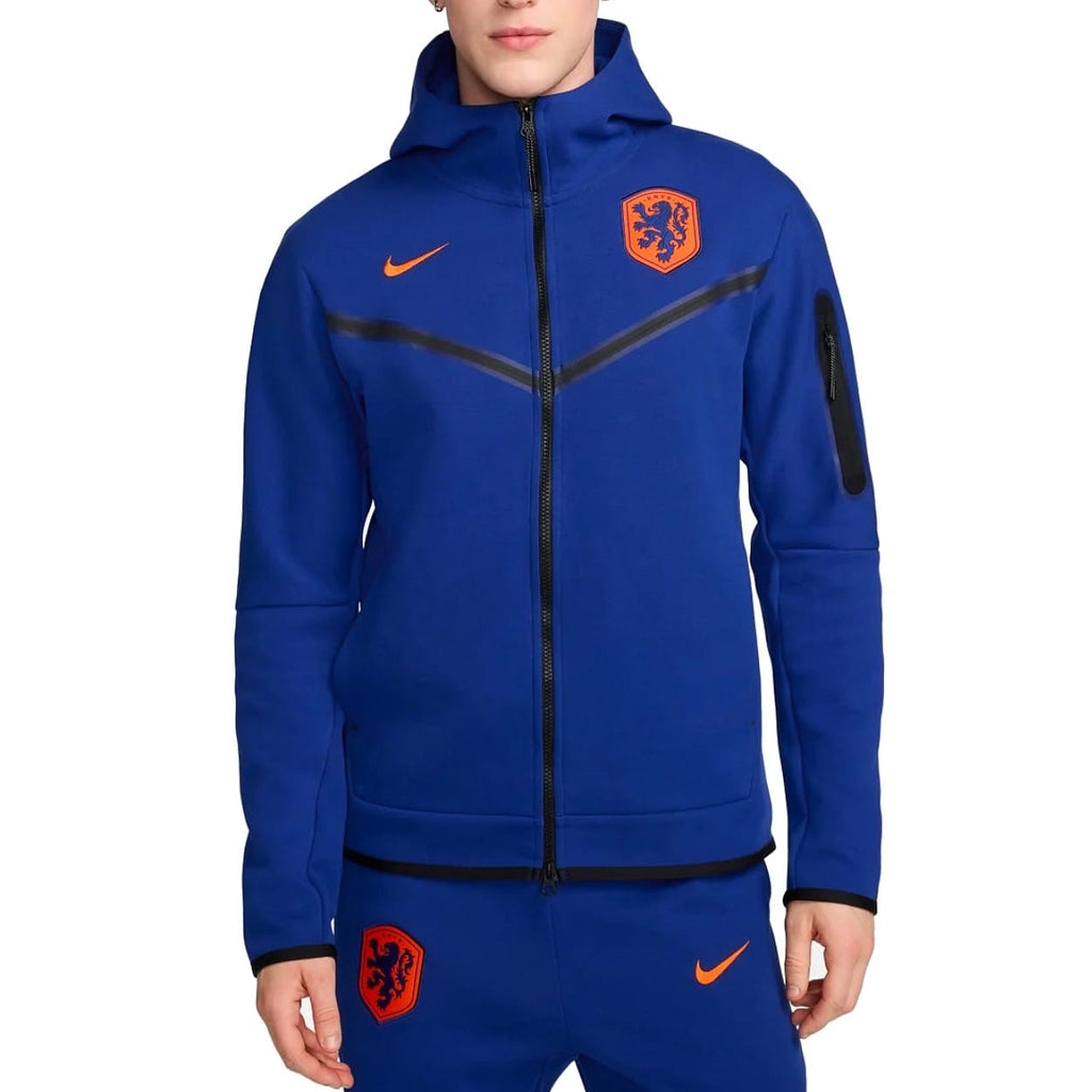 Netherlands Tech fleece presentation soccer tracksuit 2024/25 - Nike-0