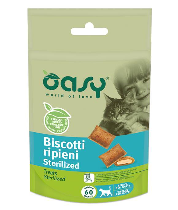 Oasy biscotti ripieni Sterilized 60 g