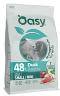 OASY DOG ADULT MONOPROTEIN SMALL/MINI ANATRA 2 KG.