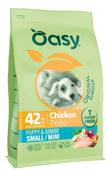 OASY DOG ORIGINAL PUPPY & JUNIOR SMALL/ MINI POLLO 2 KG.