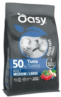 OASY DOG GRAIN FREE ADULT MEDIUM/LARGE TONNO 10 KG.