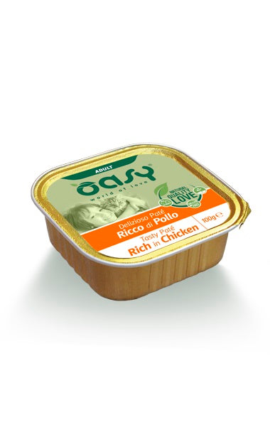 Oasy Delizioso Paté ricco di pollo 100 g