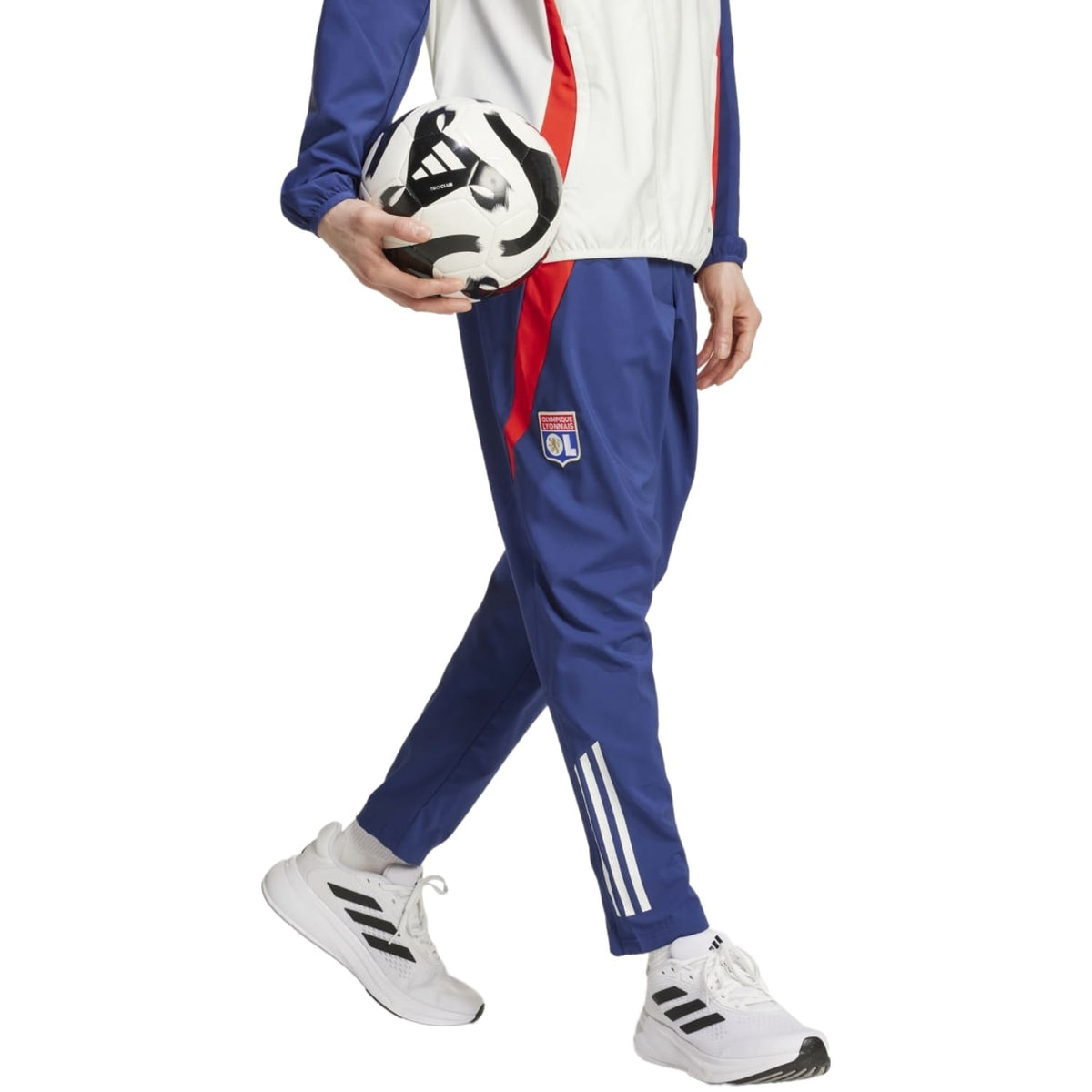 Olympique Lyon presentation Soccer tracksuit 2024/25 - Adidas-1