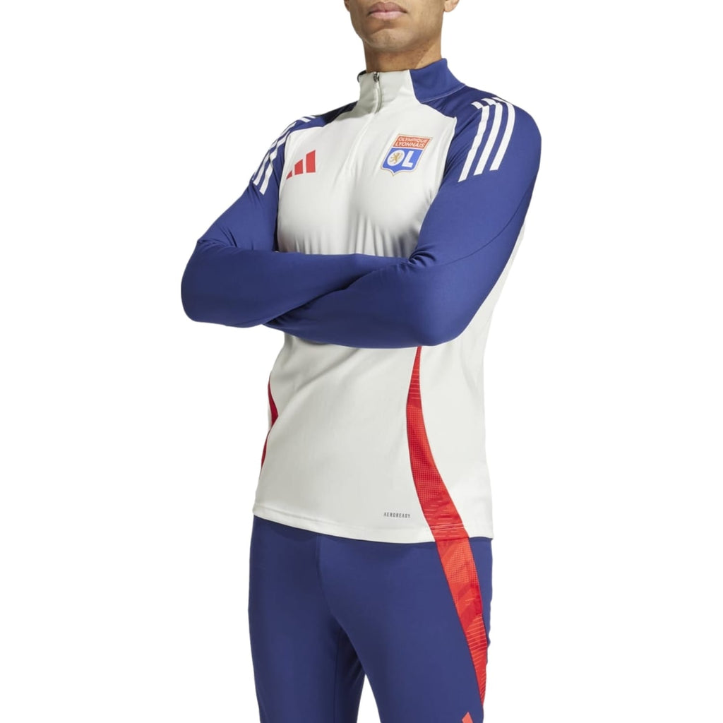 Olympique Lyon training technical soccer tracksuit 2024/25 - Adidas-0