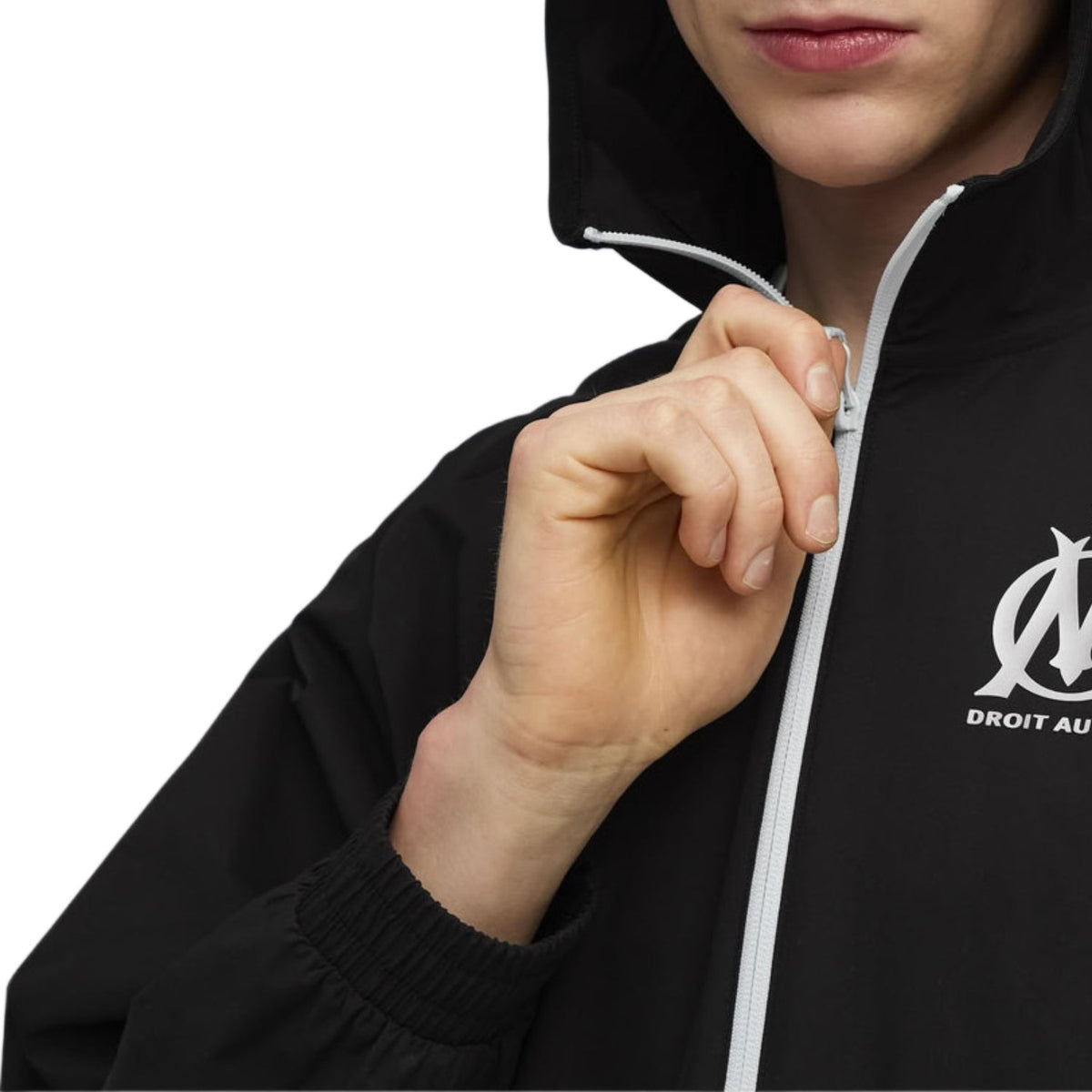 Olympique Marseille black woven presentation tracksuit 2025/26 - Puma-3