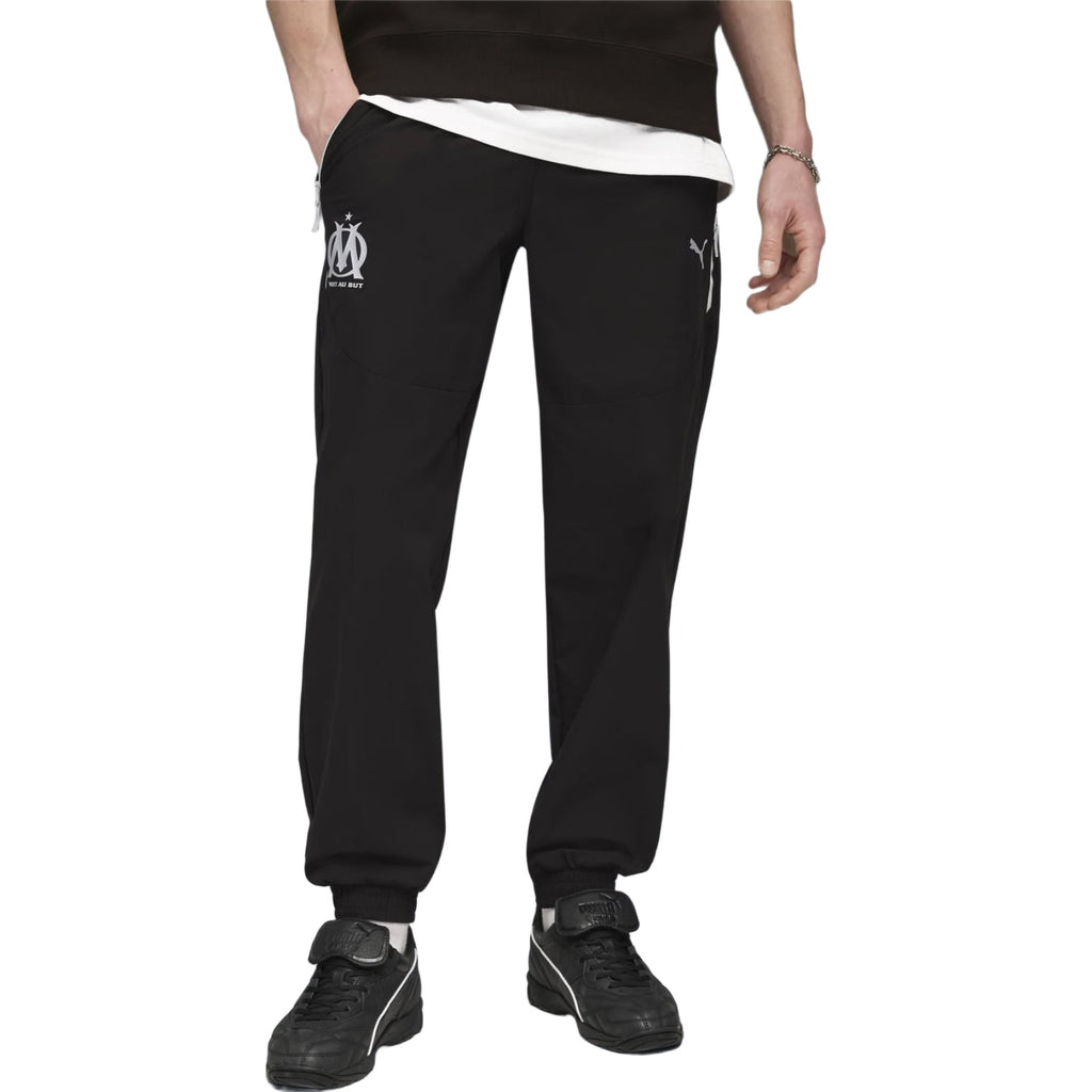 Olympique Marseille black woven presentation tracksuit 2025/26 - Puma-1