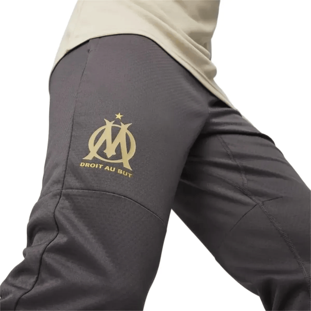 Olympique Marseille EU gold training technical tracksuit 2024 - Puma-2
