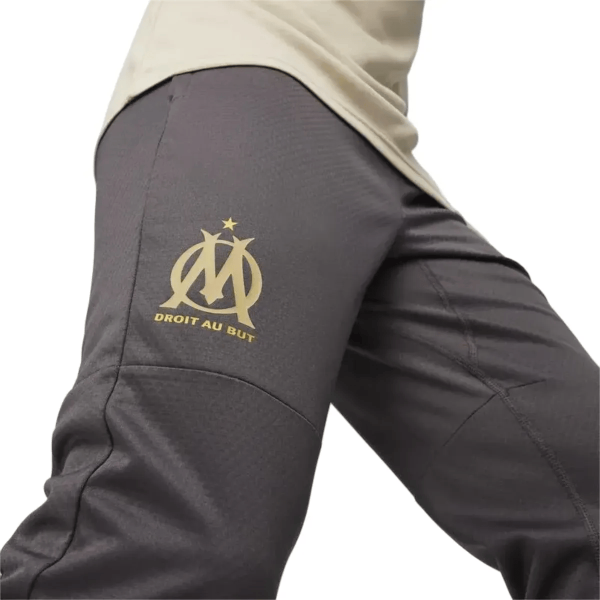 Olympique Marseille EU gold training technical tracksuit 2024 - Puma-2
